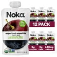 Noka Superfood Fruit Smoothie Pouches, Cherry Acai, Healthy Snacks with