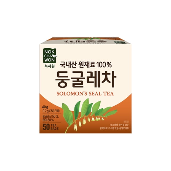 Nokchawon Korean Salomon's Seal Tea , 50 Bags x 1.2 g