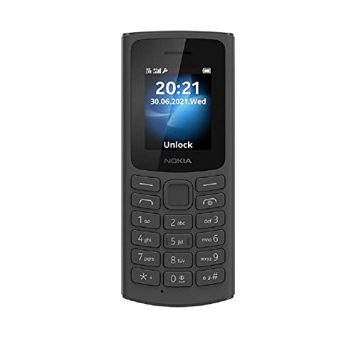 Nokia 105 4G GSM Unlocked Mobile Phone Volte Black International Version Not AT&T