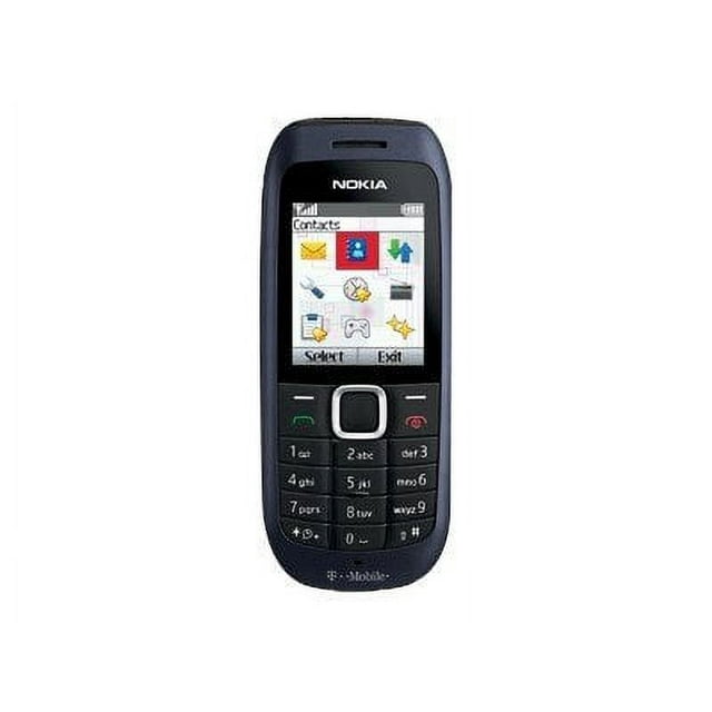 Nokia 1616 - Feature phone - LCD display - 128 x 160 pixels - T-Mobile - midnight blue