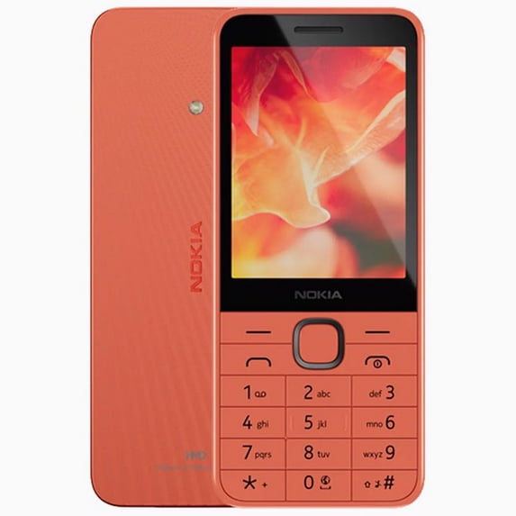 Nokia 215 64MB RAM 4G/LTE 128MB ROM Cellphone (Unlocked), Peach