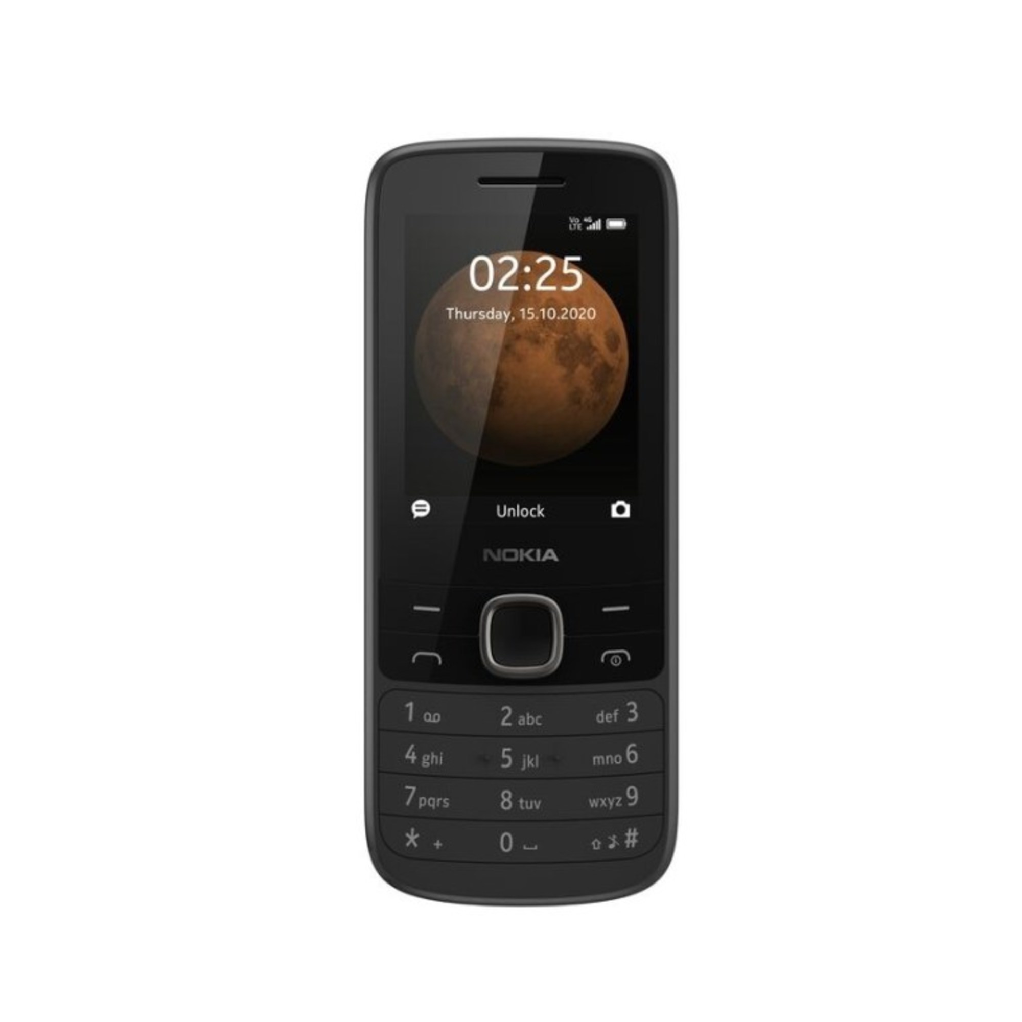 Nokia 225 4G TA-1282 GSM Unlocked Phone, Black - image 1 of 4