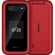 Nokia 2780 Flip 512MB ROM + 4GB RAM Phone (Unlocked), Red