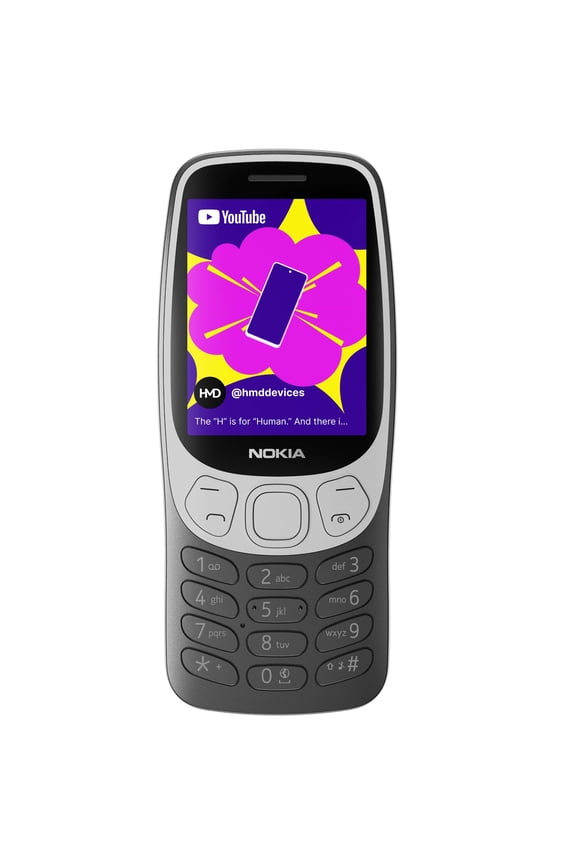 3210 | Dual SIM | GSM | Unlocked | International Version | Grunge Black