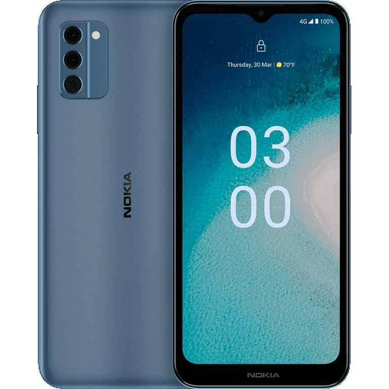 Boost Mobile Nokia G100, 32 gb, Blue- Prepaid Smartphone 