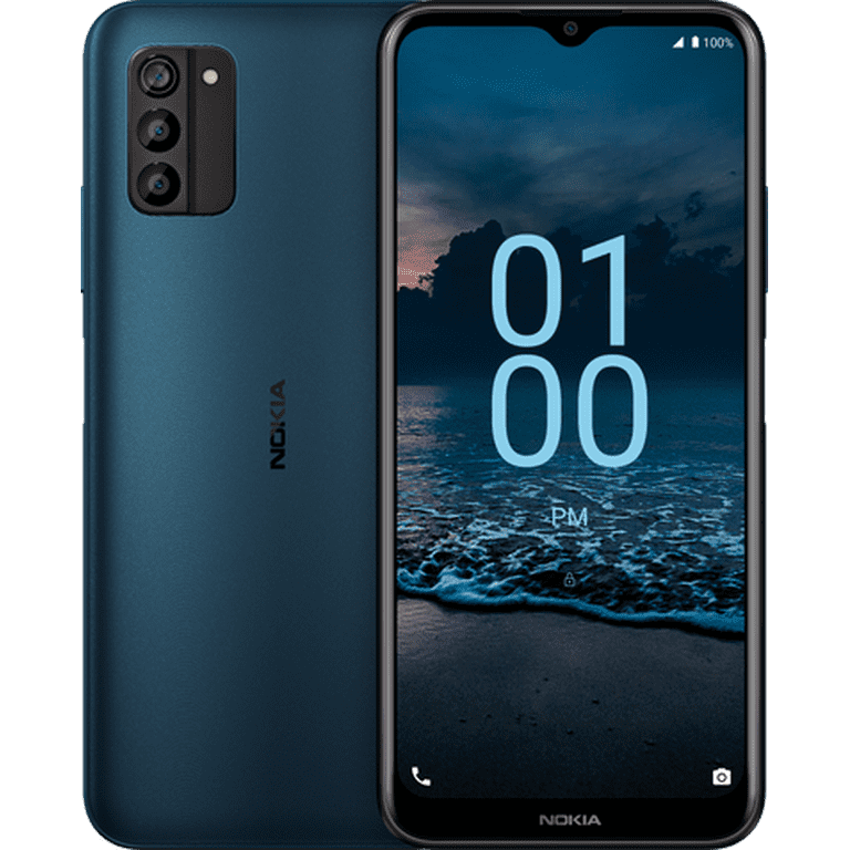 Nokia G100 Unlocked Android Smartphone (TA-1430); works on AT&T, T-Mobile, and Verizon 3GB RAM; 32GB Internal Storage; Single SIM; Nordic Blue - Walmart.com