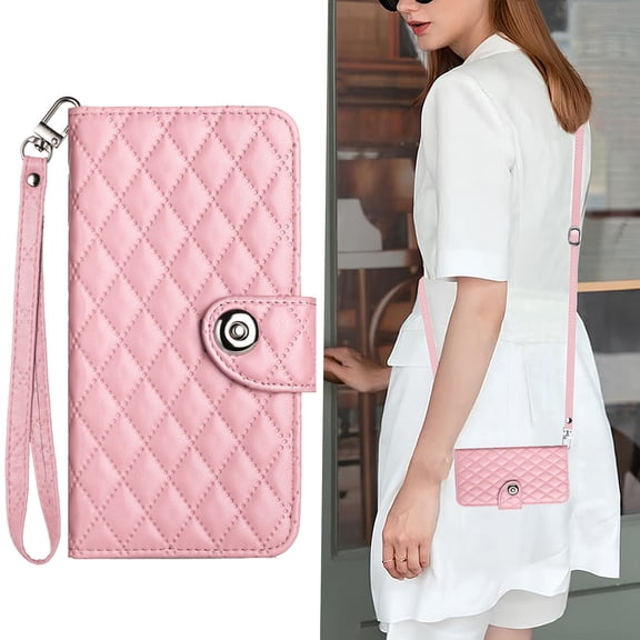 Nokia G42 5G/Nokia G310 5G Case ,Wallet Magnetic Cover Shoulder Neck Crossbody Lanyard Wrist Strap Case for Nokia G42 5G/Nokia G310 5G