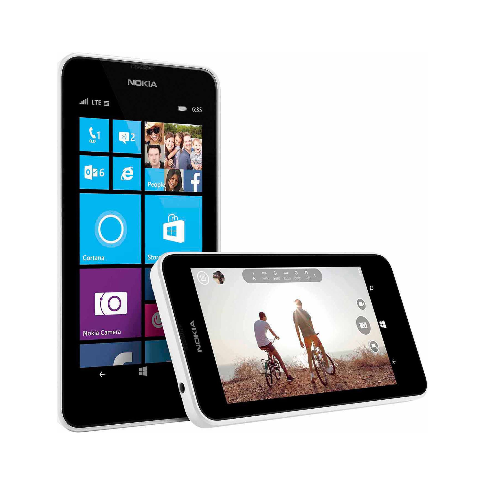 Nokia Lumia 635 8GB Unlocked GSM 4G LTE Windows 8.1 Quad-Core Phone - White - image 1 of 3