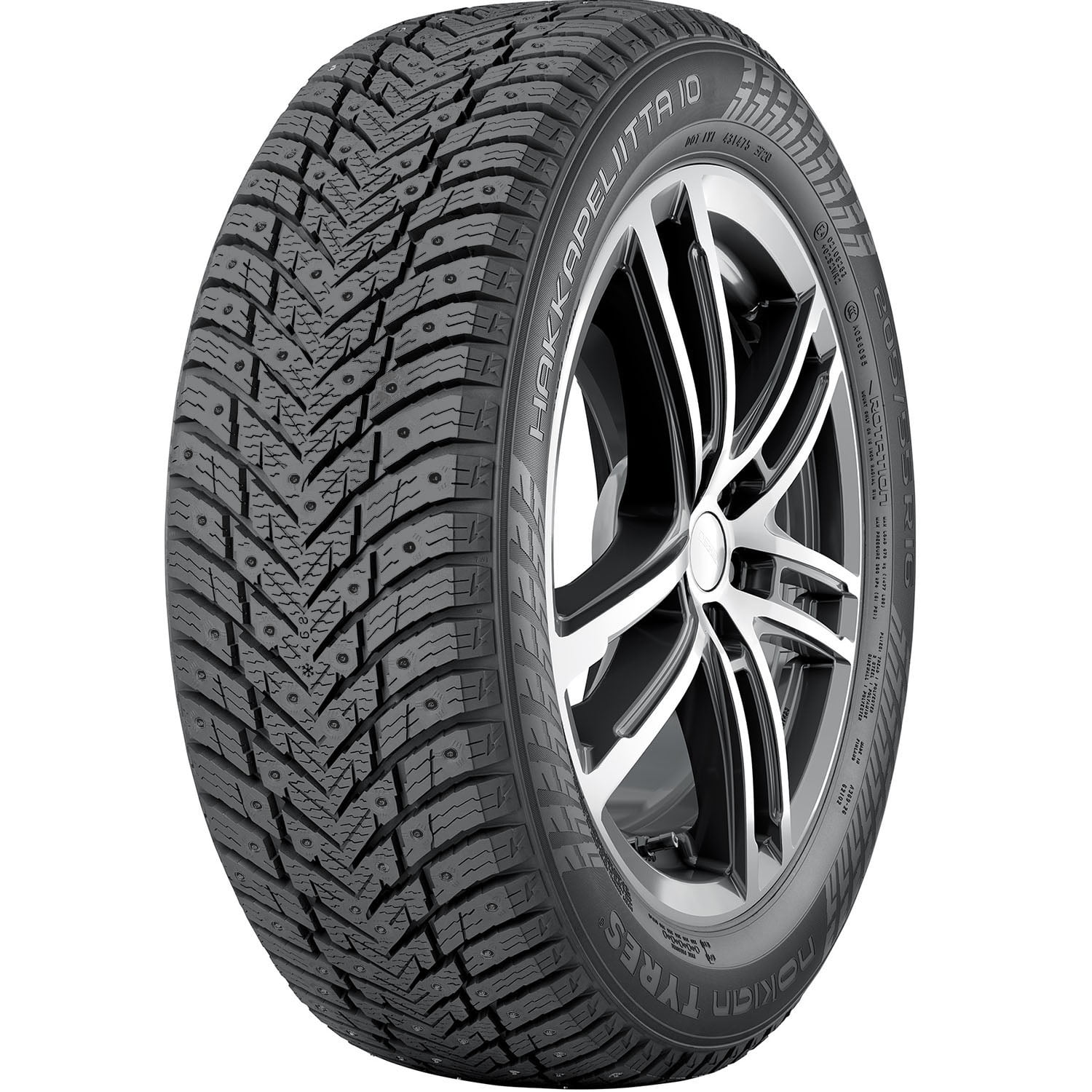 Nokian Hakkapeliitta 10 Winter 245/50R18 104T XL Passenger Tire Sansujyuku sansujyuku.com