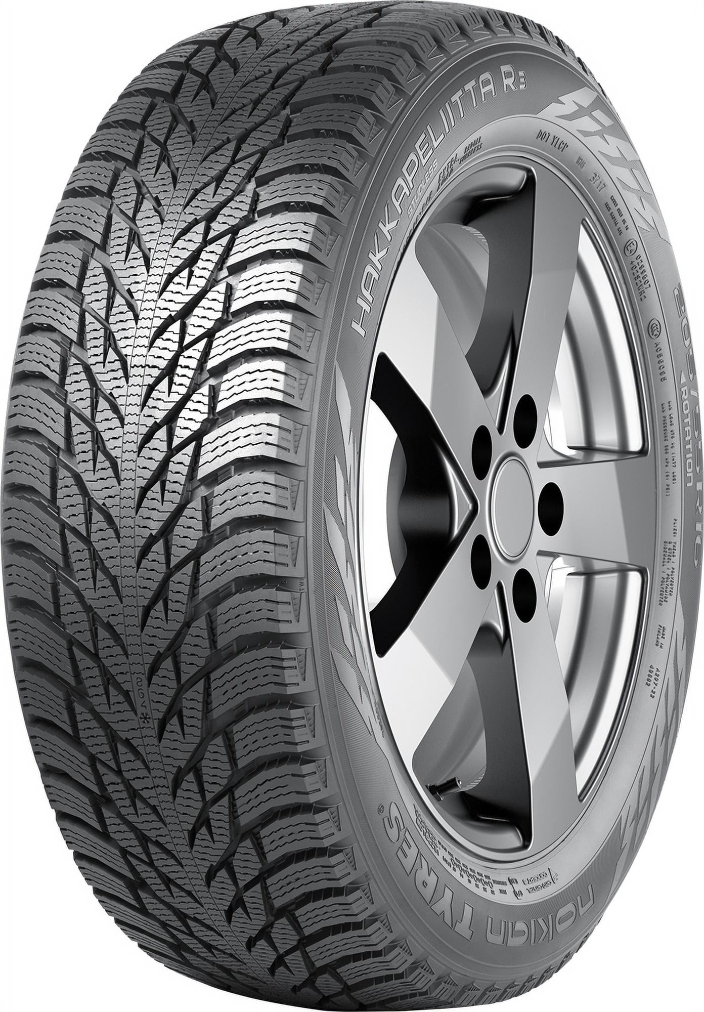 Nokian Hakkapeliitta R3 SUV 225/60R18 104 R Tire Fits: 2018-23 Chevrolet Equinox LT, 2017-18 Subaru Outback 3.6R Touring