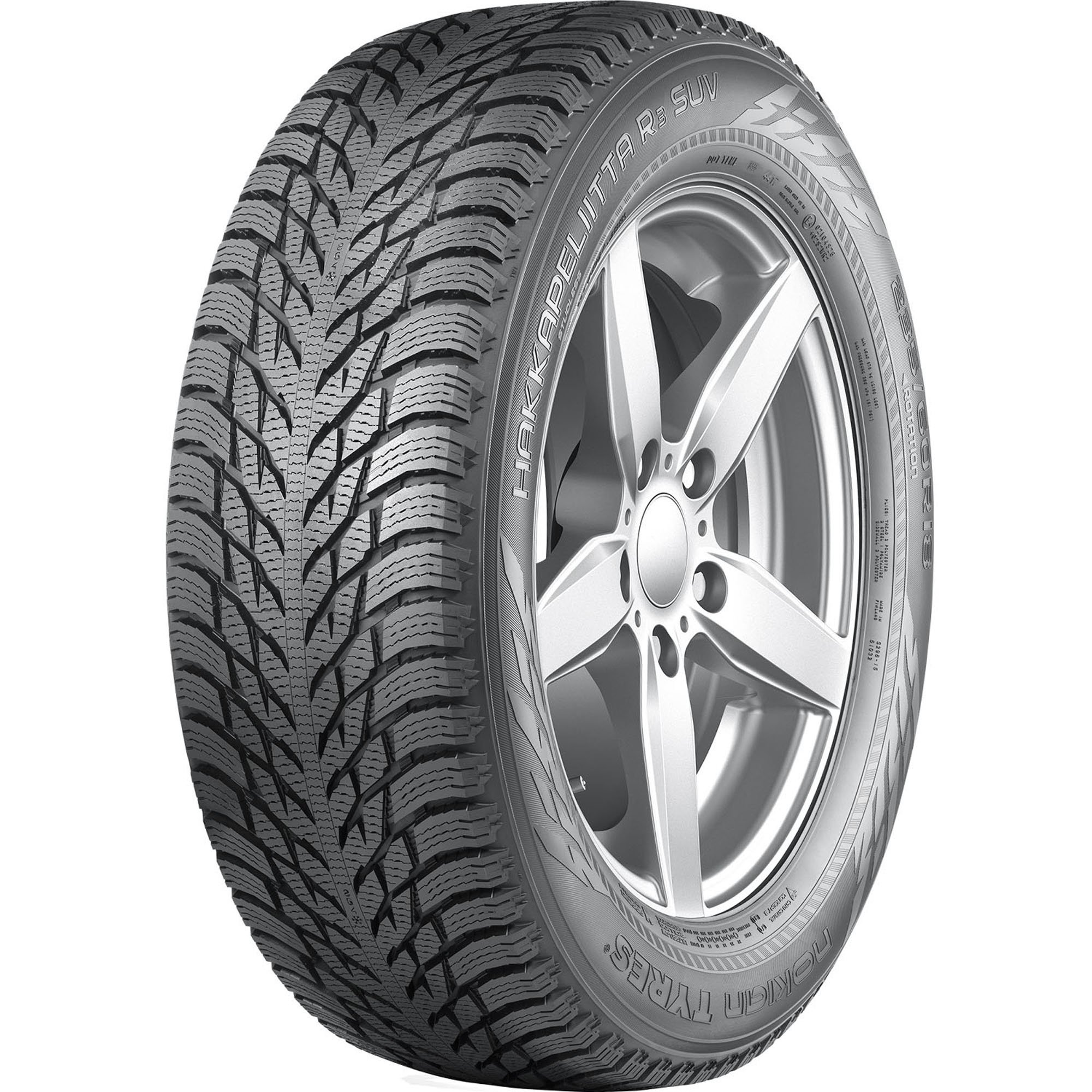 Nokian Hakkapeliitta R3 SUV Winter 275/45R20 110T XL SUV/Crossover Tire Fits: 2019 BMW X5 xDrive40i, 2000-03 Ford F-150 Harley-Davidson Edition Sansujyuku sansujyuku.com