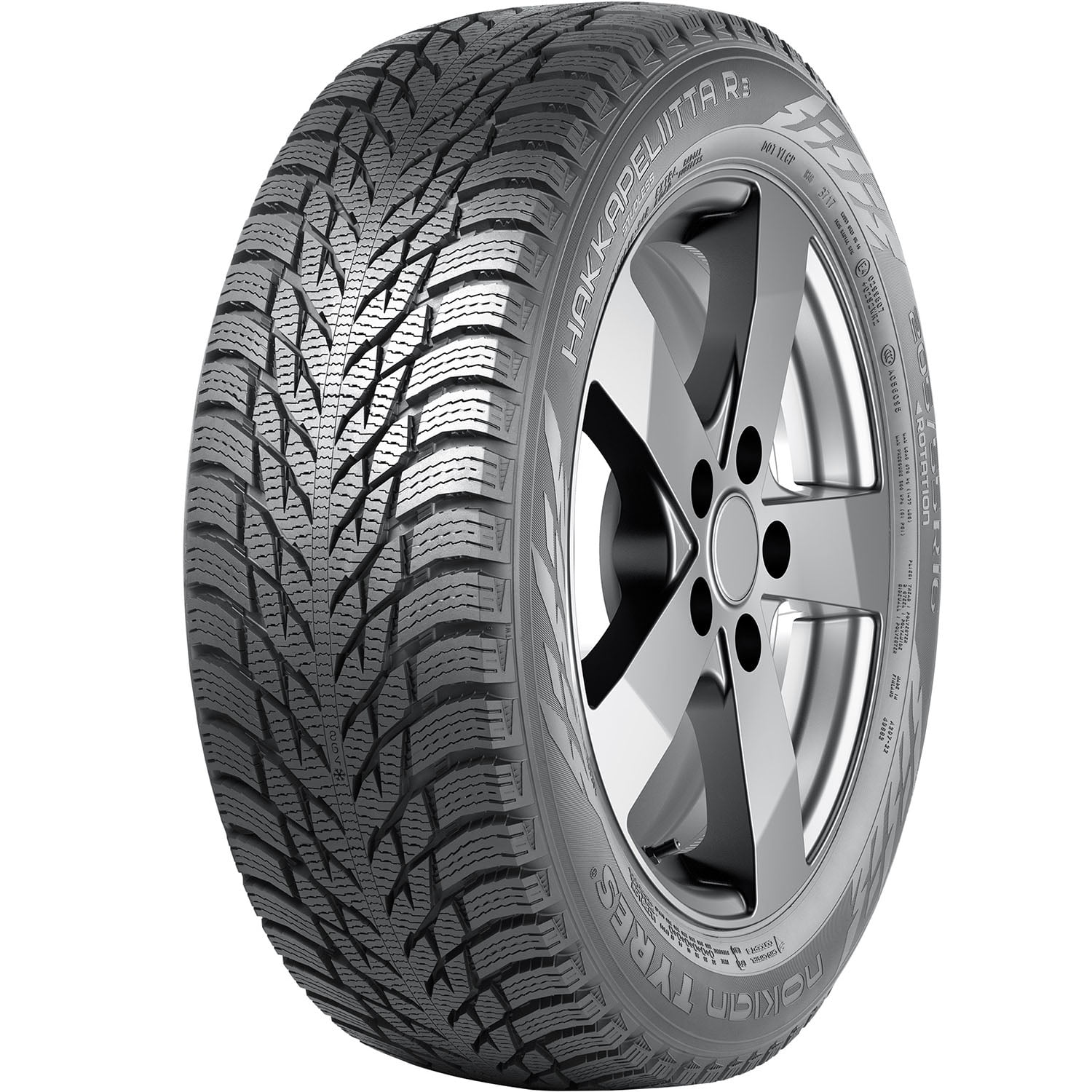 Nokian Hakkapeliitta R3 Winter 215/60R16 99R XL Passenger Tire Fits: 2013-20 Ford Fusion S, 2008-12 Honda Accord LX-P Simolary simolary.com
