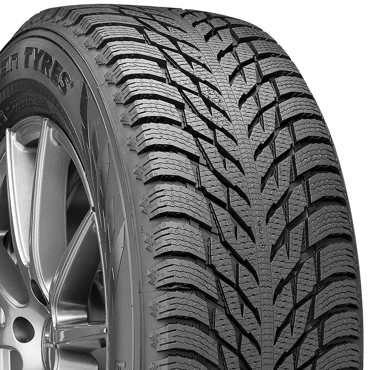 Nokian Hakkapeliitta R3 Winter 245/45R18 100T XL Passenger Tire Fits: 2016-23 Chevrolet Malibu LT, 2017-19 Mercedes-Benz E300 4Matic
