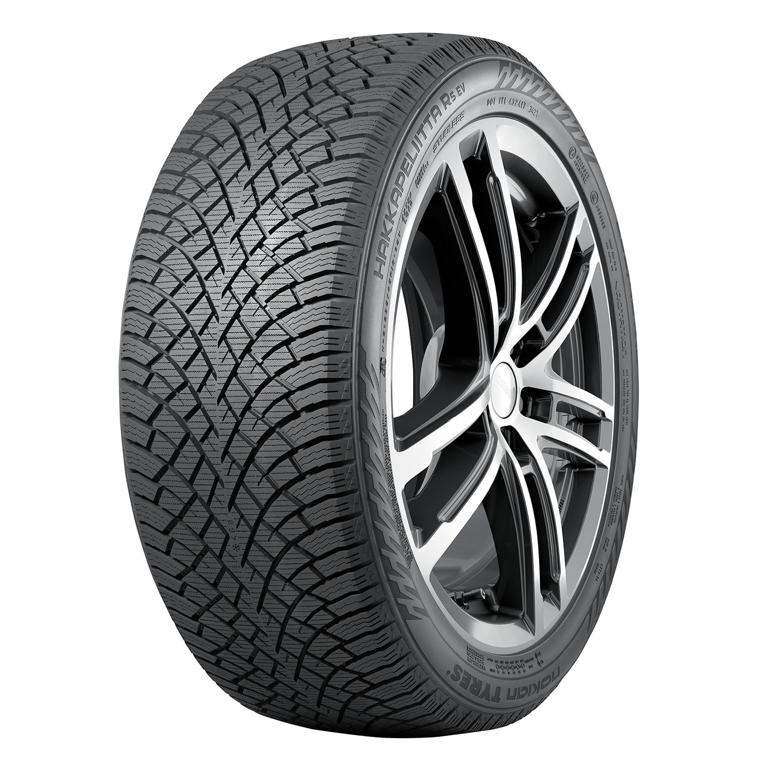 Nokian Hakkapeliitta R5 EV Winter 245/50R19 105R XL Electric Vehicle Tire  Fits: 2023 BMW X4 M40i, 2023 BMW 740i Base