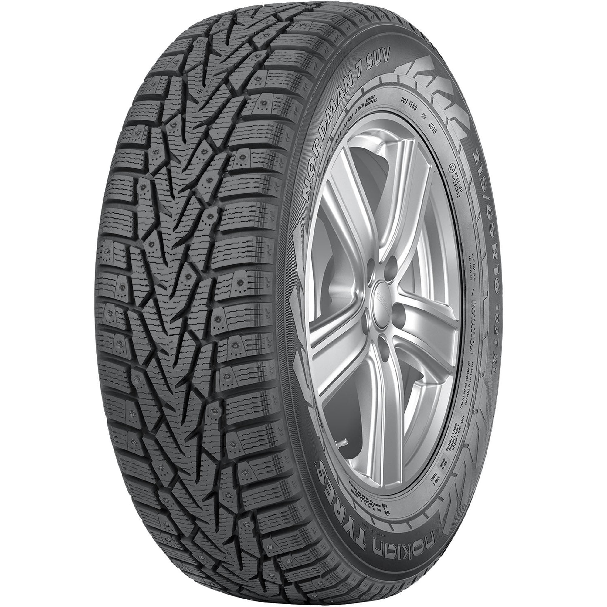 Nokian Nordman 7 SUV Studded Winter 225/65R17 106T XL SUV/Crossover Tire
