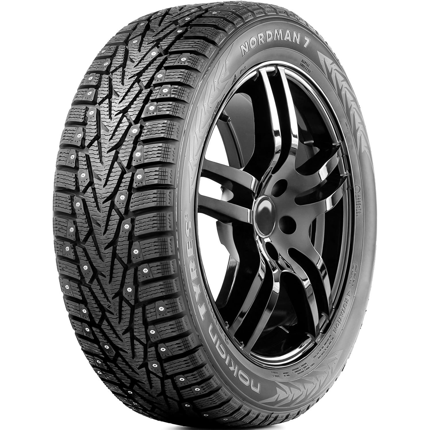 Nokian Nordman 7 Studded Winter 205/55R16 94T XL Passenger Tire Fits ...