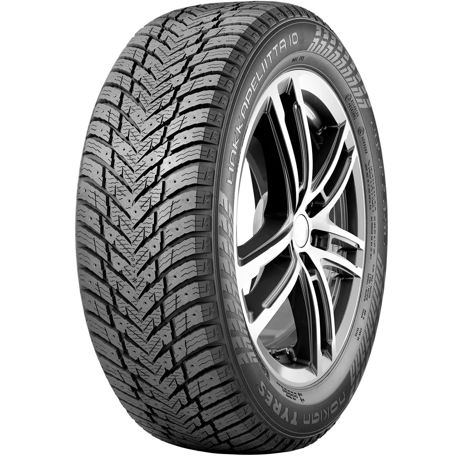 Nokian Tyres Hakkapeliitta 10 225/55R17 101T XL Winter Tire Simolary simolary.com