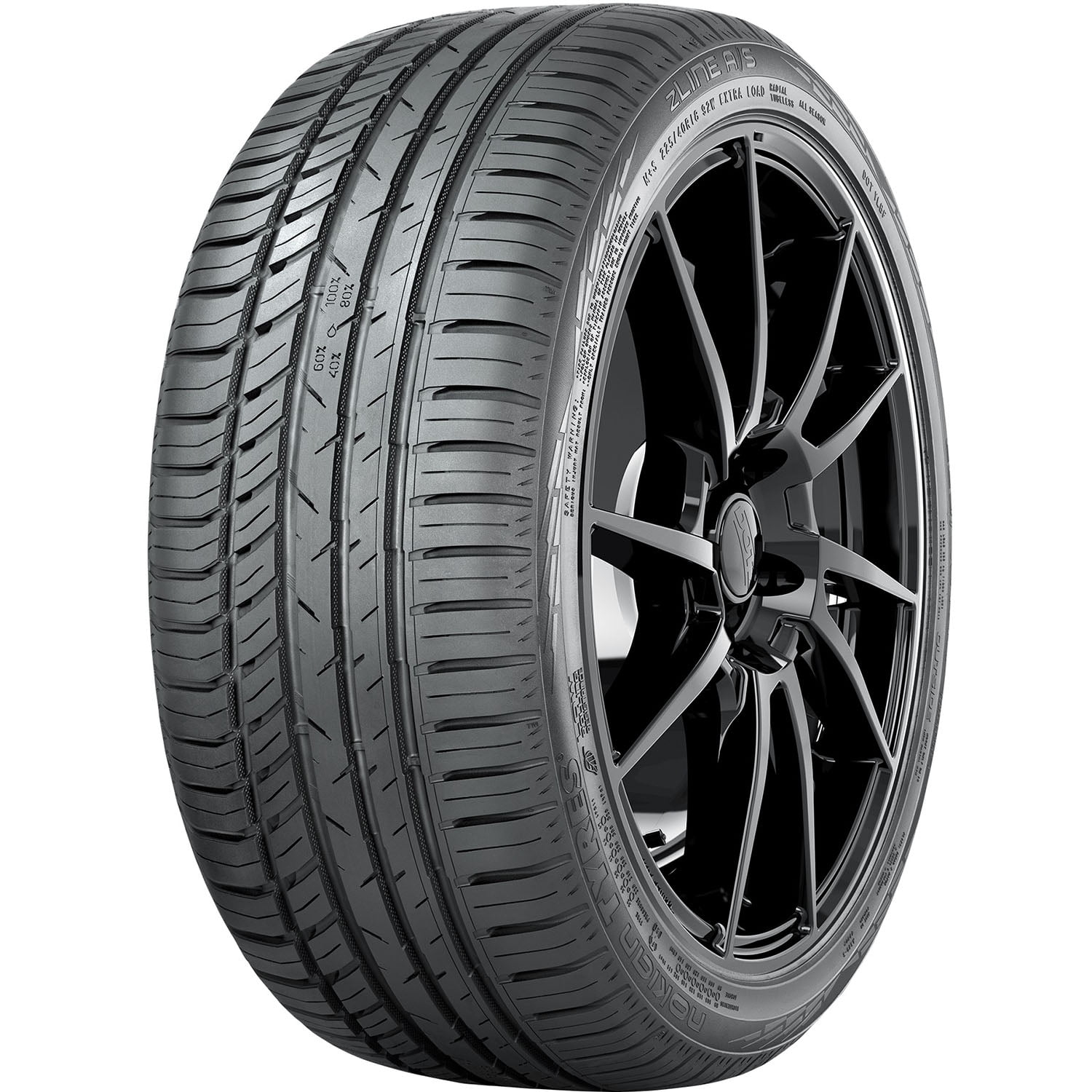 Nokian ZLine A/S All Season 225/40R19 93W XL Passenger Tire Fits: 2014-15 BMW X1 sDrive28i, 2019 BMW 330i Base Sansujyuku sansujyuku.com