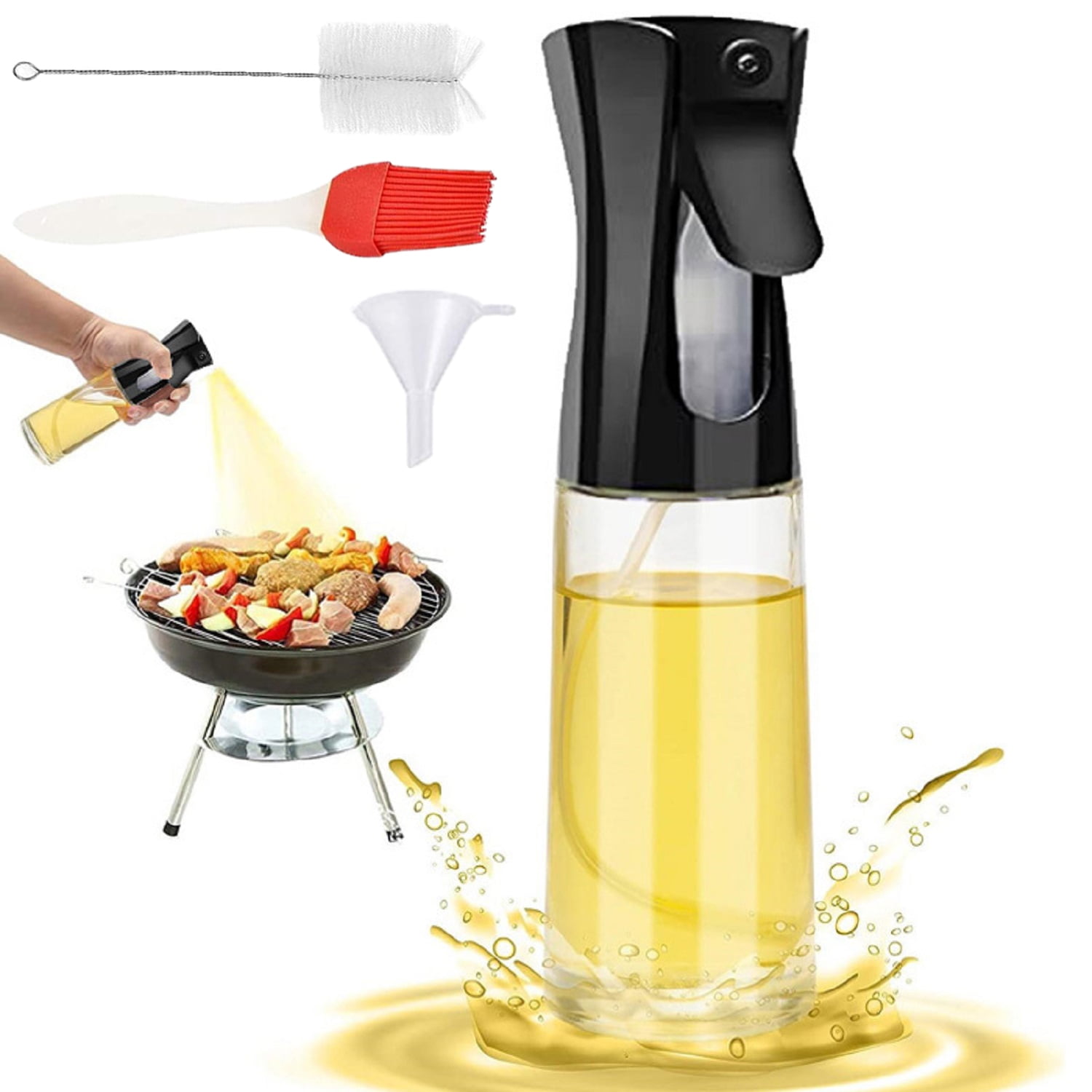 Olive Oil Sprayer Bottle Cooking BBQ Spray Plastic Bottle Kitchen Vinegar Water P 41295400