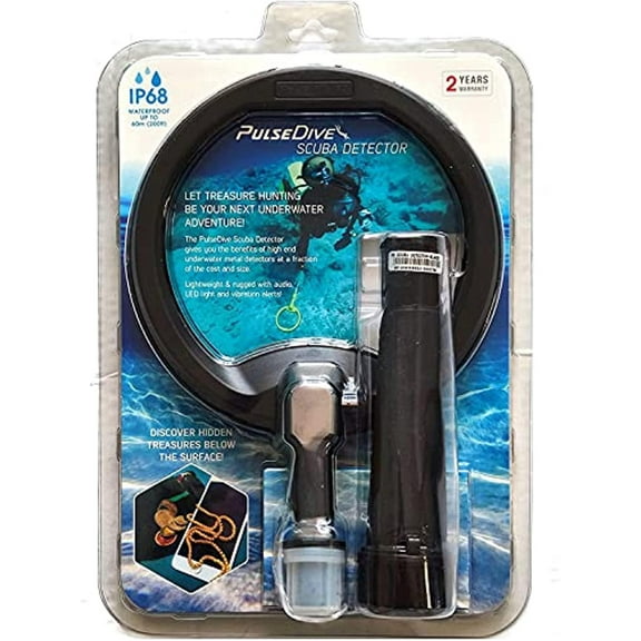 Nokta Makro PulseDive Scuba Waterproof Metal Detector with 8" coil (black)