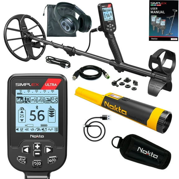 Nokta Simplex Ultra WHP Waterproof Detector with Accupoint Pinpointer