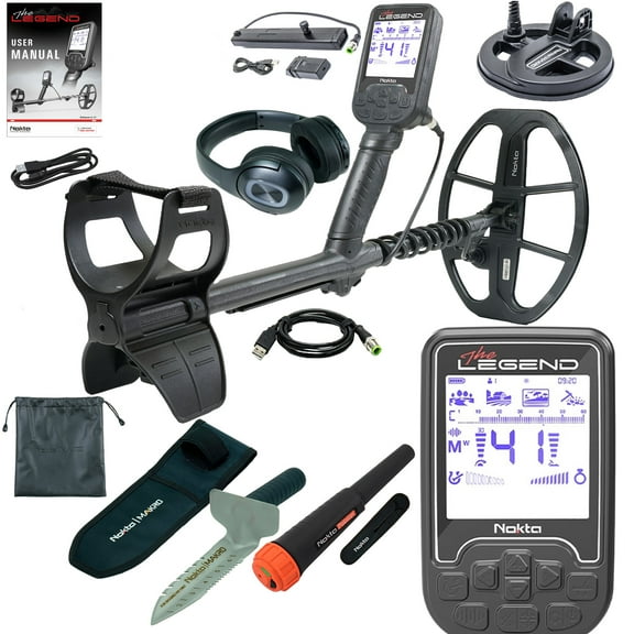 Nokta The Legend Pro Pack w/LG30 Coil w/ Nokta Pinpointer and Digger
