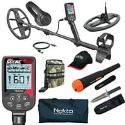 Nokta Triple Score Score 3 PRO PACK كاشف المعادن، مؤشر Nokta، الحقيبة، الحفار، القبعة، وحقيبة الحمل