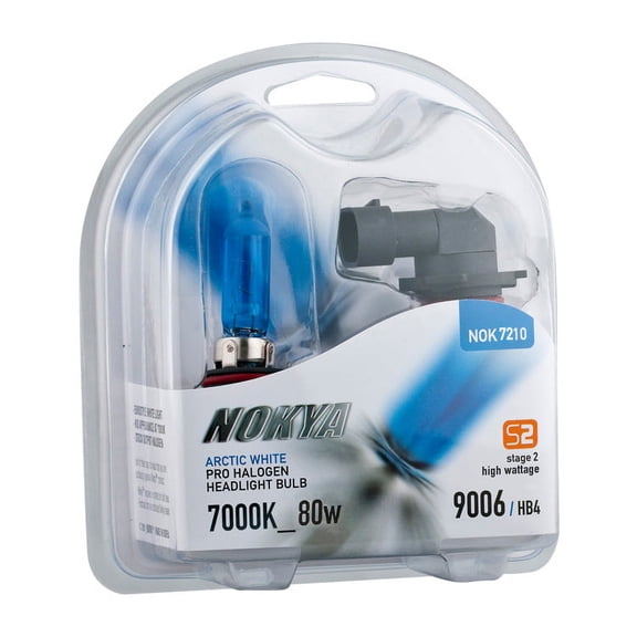 Nokya Arctic White Pro Halogen Headlight Bulbs (2PC) 9006/HB4 80w