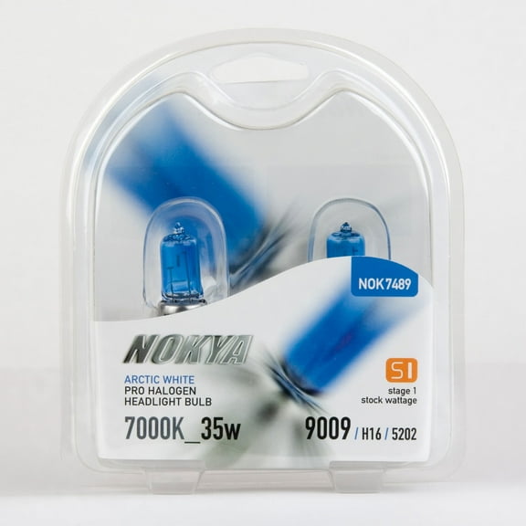 Nokya H16 (5202) Arctic White Stage 1 7000K Pro Halogen Headlight / Fog Light Car Light Bulb Replacement One Pair NOK7489