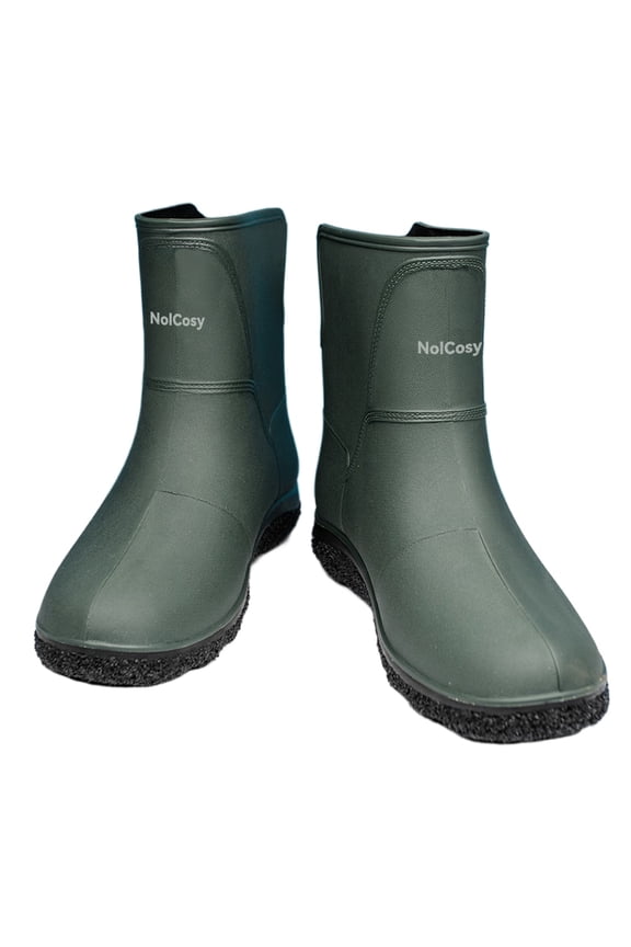 Waterproof boots, Waterproof Fishing Rain Boots, Anti-Slip Rubber Boots with Breathable Neoprene Lining