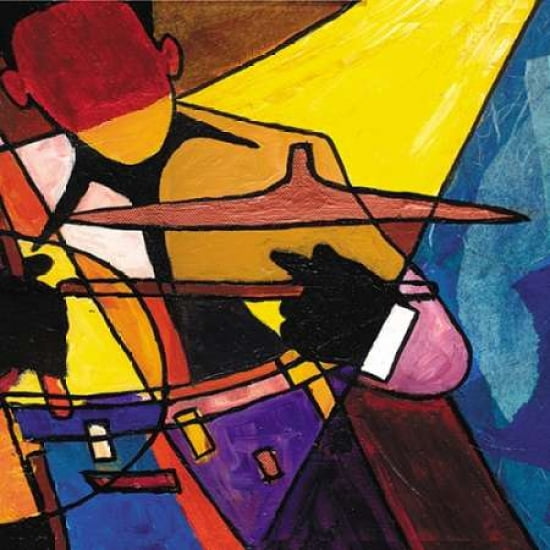Nola Band III Canvas Art - Everett Spruill (24 x 24)
