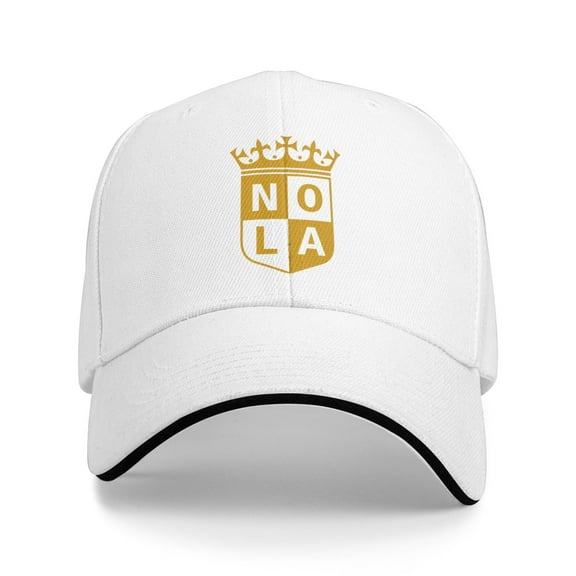Nola Gold Hat Unisex Casual Baseball Cap With Adjustable Strap And Breathable Design