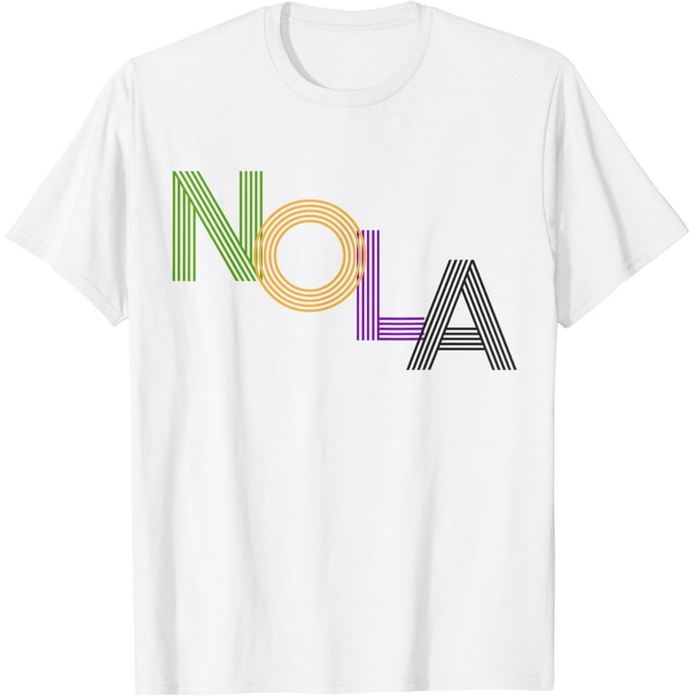 Funny Distressed Vintage Mardi Gras Nola Retro New Orleans T-Shirt Funny Distressed Vintage Mardi Gras Nola Retro New Orleans T-Shirt