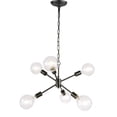 thumbnail image 1 of Nolan 6 light Black pendant, 1 of 5