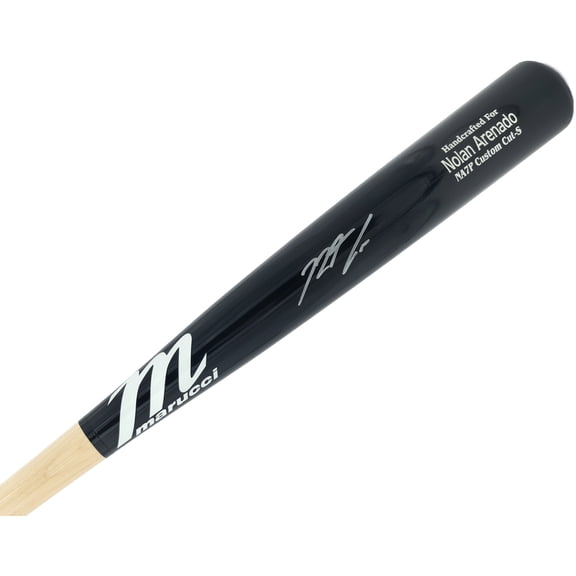 Nolan Arenado Autographed Black Marucci Player Model Baseball Bat St. Louis Cardinals (Marks) Fanatics & MLB Holo Stock #262509