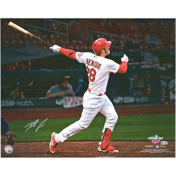 Nolan Arenado St. Louis Cardinals Autographed 16" x 20" 2021 Opening Day Home Run Photograph - Fanatics Authentic Certified