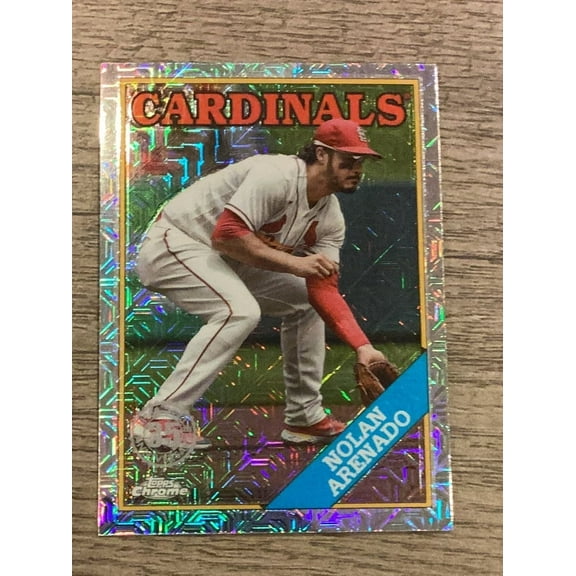 Nolan Arenado St. Louis Cardinals MLB 2023 Topps: 1988 Topps Baseball 35th Anniversary Chrome (Series One) T88C-31
