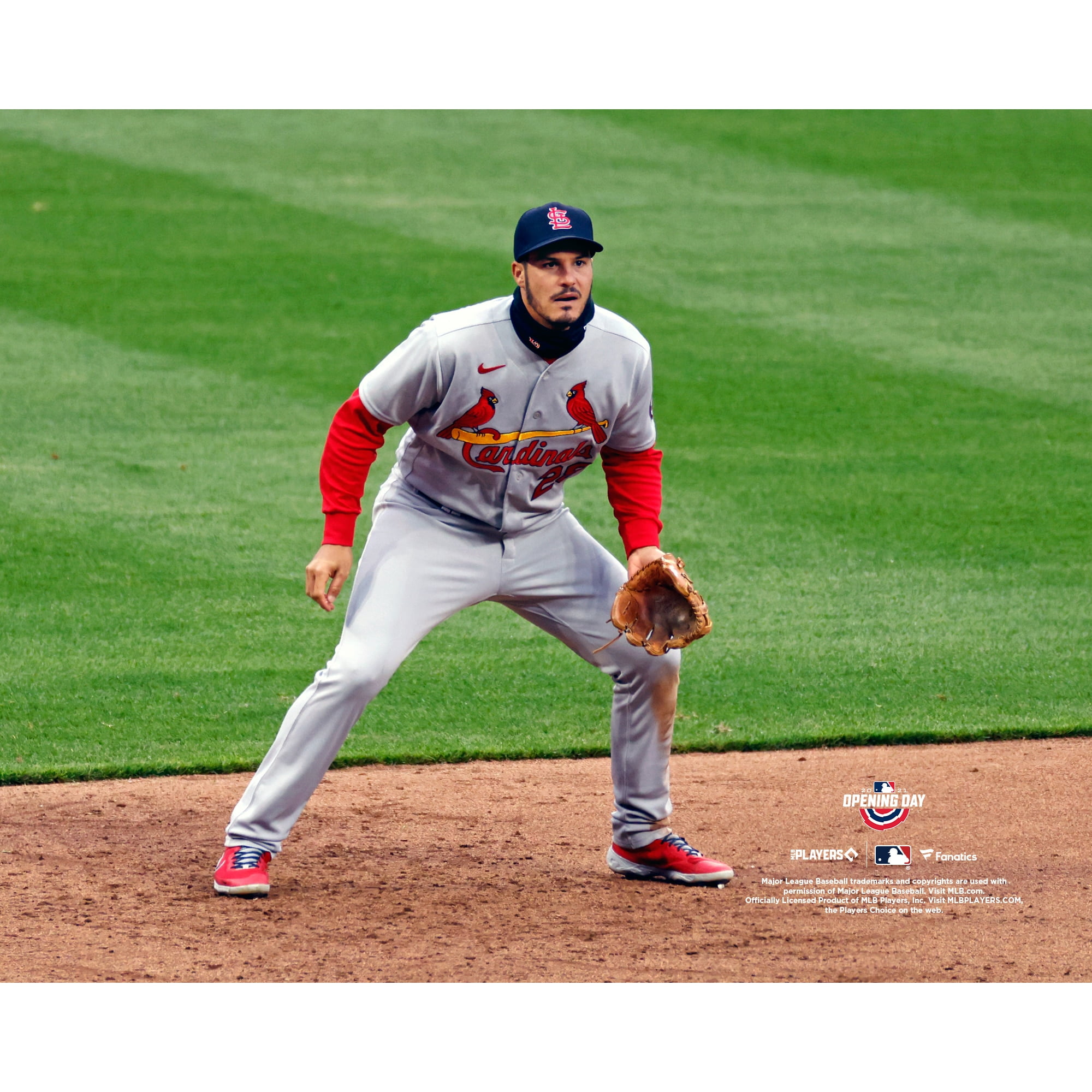 Nolan Arenado St. Louis Cardinals Unsigned 2021 Opening Week Fielding