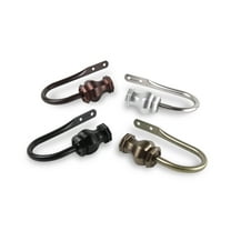 Nolan Curtain Rod Holdback - Black