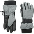 thumbnail image 1 of Nolan Gloves Big Boys' Sn'Owen Neoprene Cuff Ski Glove, Grey, Small/Medium, 1 of 1