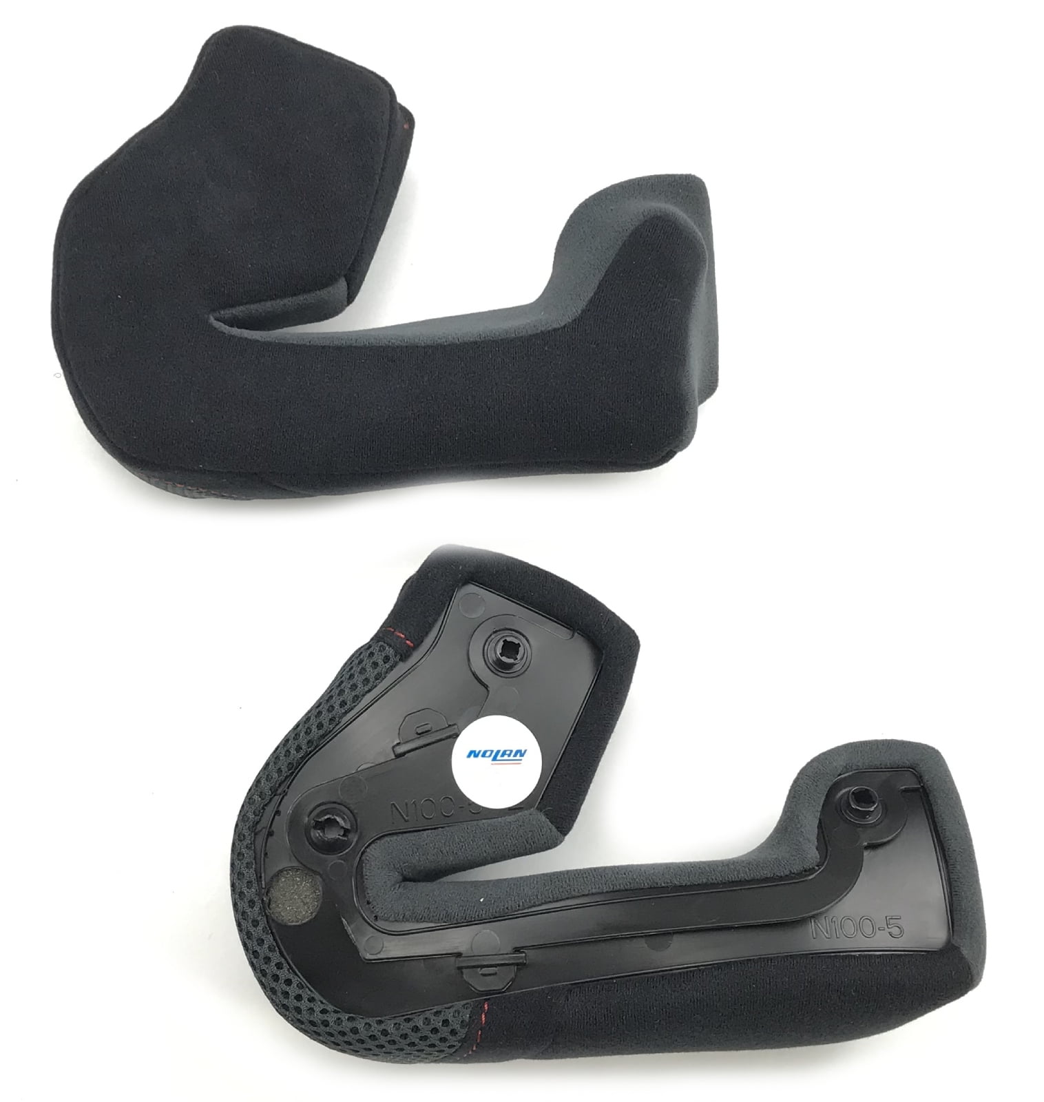 Nolan N1005 Helmet Replacement Cheek Pads Black 65mm