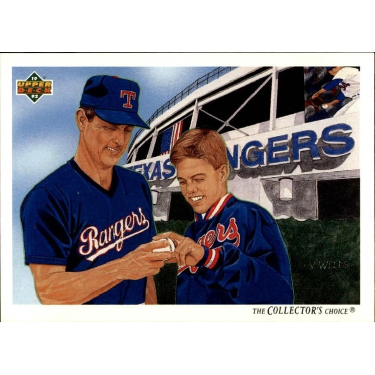 Nolan Ryan 1992 Upper Deck MLB #92 Team Checklist Baseball Card Texas  Rangers - Walmart.com