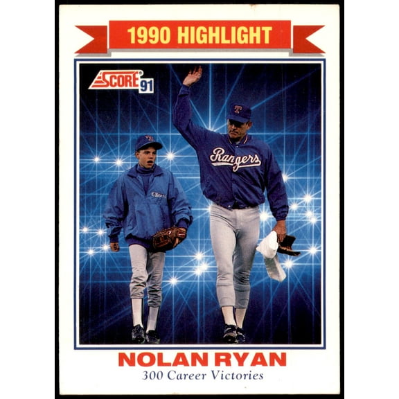 Nolan Ryan #417 1991 Score