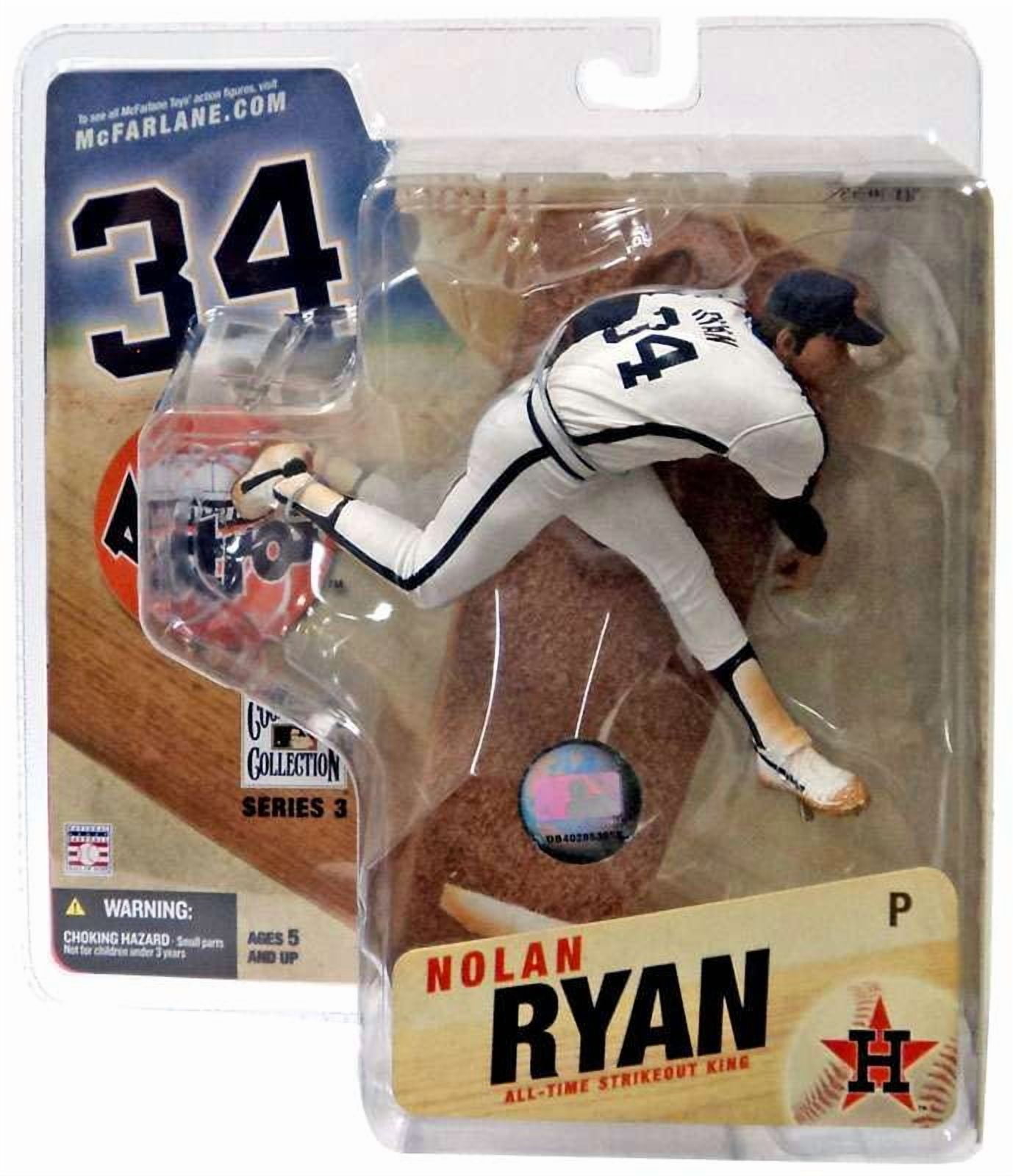 Nolan Ryan MLB Action Figure in Astros Uniform - Sports