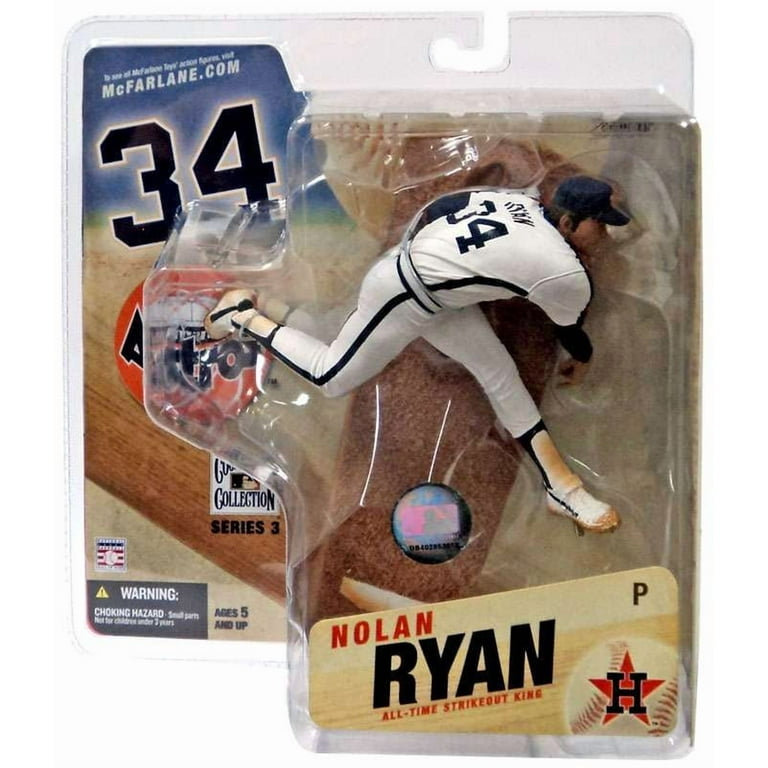 Nolan Ryan MLB Action Figure in Astros Uniform - Sports