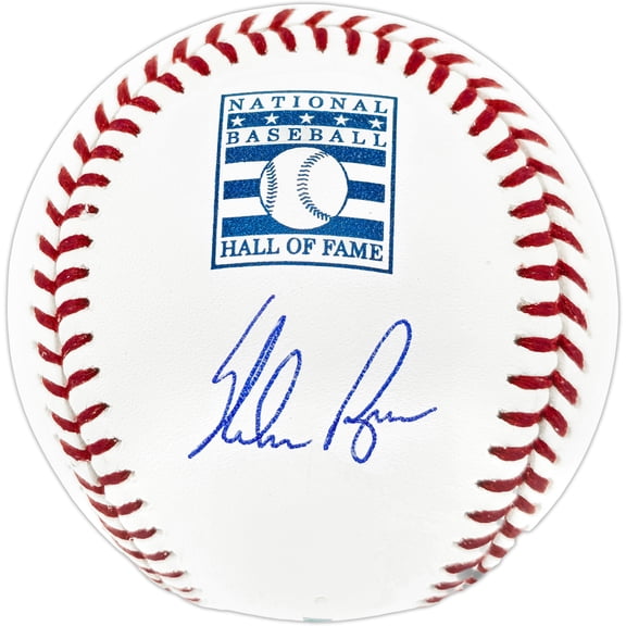 Nolan Ryan Autographed Official Hall of Fame HOF Logo Baseball Texas Rangers PSA/DNA ITP 251008