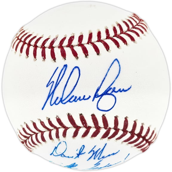 Nolan Ryan Autographed Official MLB Baseball Texas Rangers "Don't Mess With Texas!" NR Holo SKU #243156