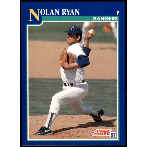 Nolan Ryan Card 1991 Score #4