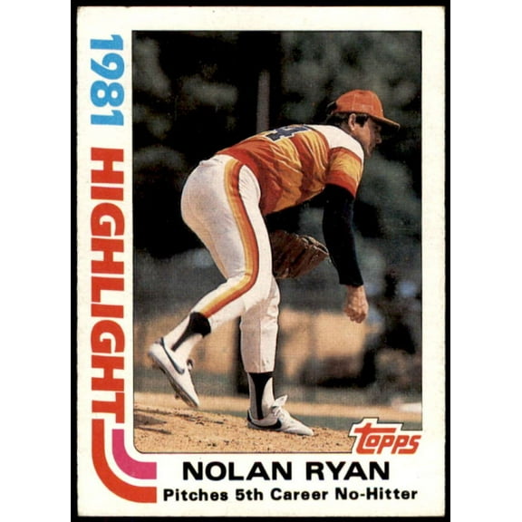 Nolan Ryan HL Card 1982 Topps #5
