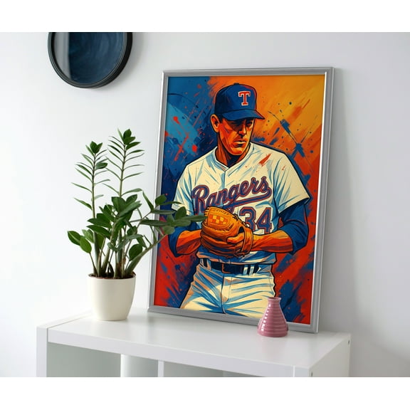 Nolan Ryan Poster or Canvas Wall Art